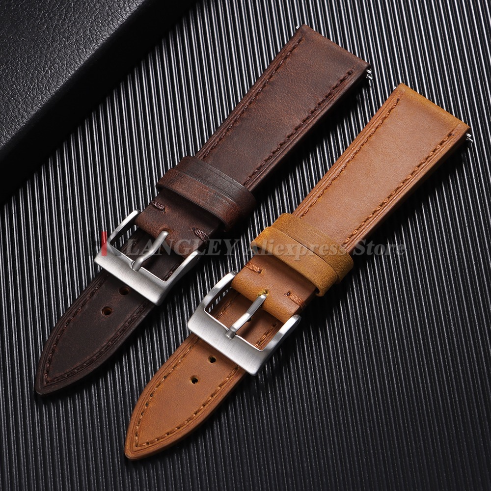 สายนาฬิกาหนังวัวแบบถอดเร็วขนาด - Smartwatch Vintage Watches For Women บทวิจารณ์และราคา