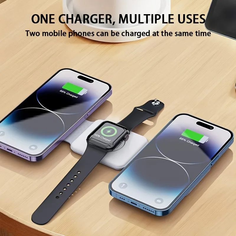 แท่นชาร์จไร้สายแม่เหล็กแบบพกพา - Smartwatch Watches For Iphone บทวิจารณ์และราคา